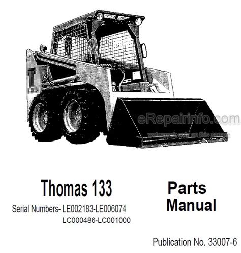 thomas 135s skid steer|thomas 133 skid steer manual.